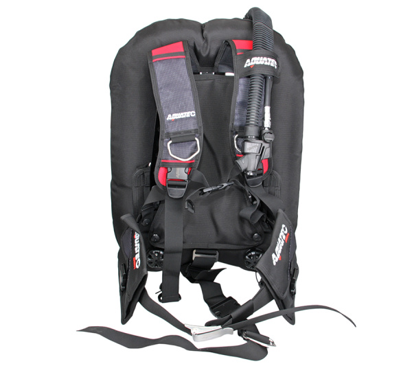 Подвесная система с крылом и алюминиевой спинкой Deep Ocean (one size; black)